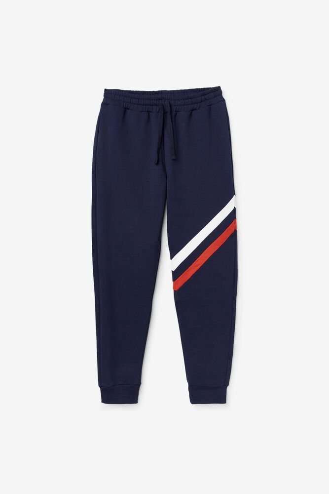 Fila Pants Indie Jogger Mens Navy - India MRU-106897